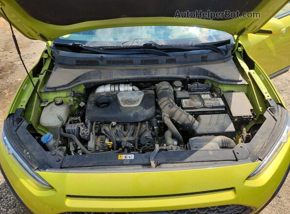 KM8K5CA57JU069294 2018 HYUNDAI KONA Green VIN sticker view