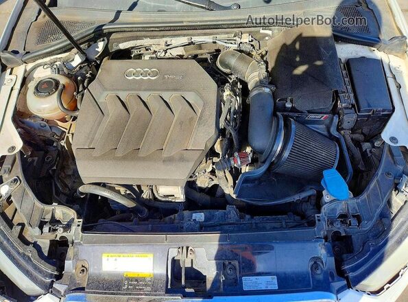 WAUAUGFF0J1031237 2018 AUDI A3 White Вид підкапотного простору