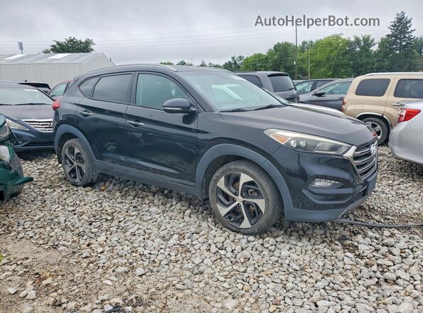 KM8J3CA24GU145960 2016 HYUNDAI TUCSON Black წინა ხედი