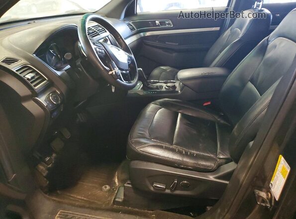 1FM5K8D82GGA33965 2016 FORD EXPLORER Gray Dashboard view