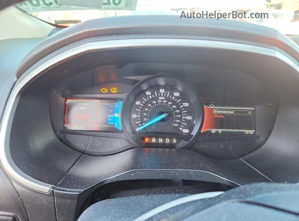 2FMPK4J97KBB57454 2019 FORD EDGE Gray Вид задніх сидінь