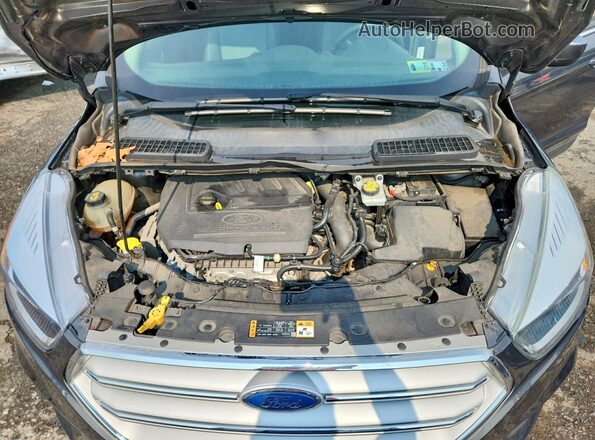 1FMCU9GD8JUB03042 2018 FORD ESCAPE Gray Вид наклейки з VIN-кодом