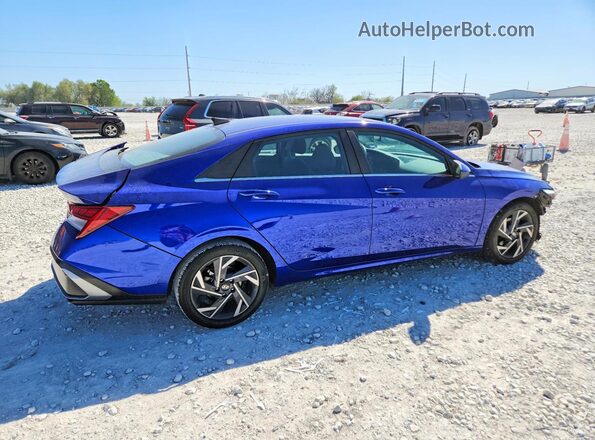 KMHLS4DG8RU820527 2024 HYUNDAI ELANTRA Blue Передня права чверть