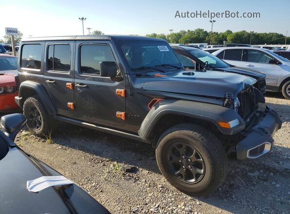 1C4HJXDN9LW174116 2020 JEEP WRANGLER Gray Դիմացի տեսք