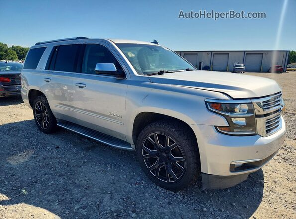 1GNSCCKC8GR116908 2016 CHEVROLET TAHOE Silver Դիմացի տեսք