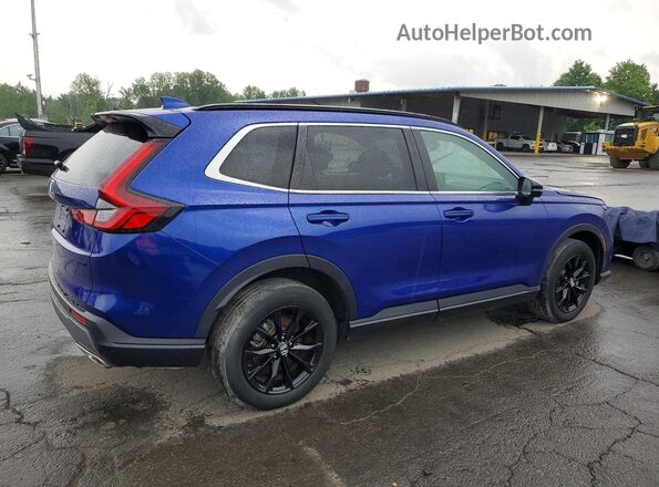 5J6RS6H80SL001014 2025 HONDA CR-V Синий Передняя правая четверть