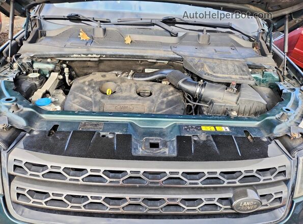 SALCP2BG9HH700894 2017 LAND ROVER DISCOVERY Green Vista del compartimento del motor