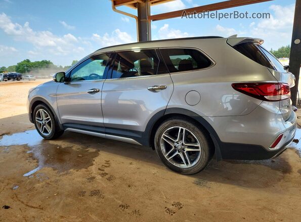 KM8SRDHF8KU300603 2019 HYUNDAI SANTA Gray Задня права чверть