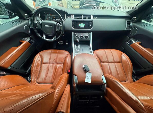 SALWR2EF2GA102485 2016 LAND ROVER RANGE Black Вид щитка приладів