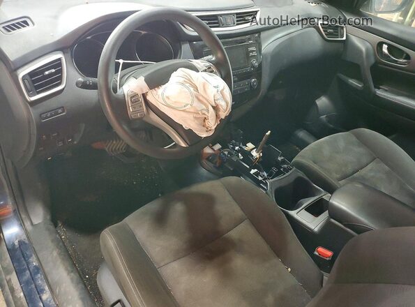 KNMAT2MV5GP623578 2016 NISSAN ROGUE Blue Vista del cuadro de instrumentos