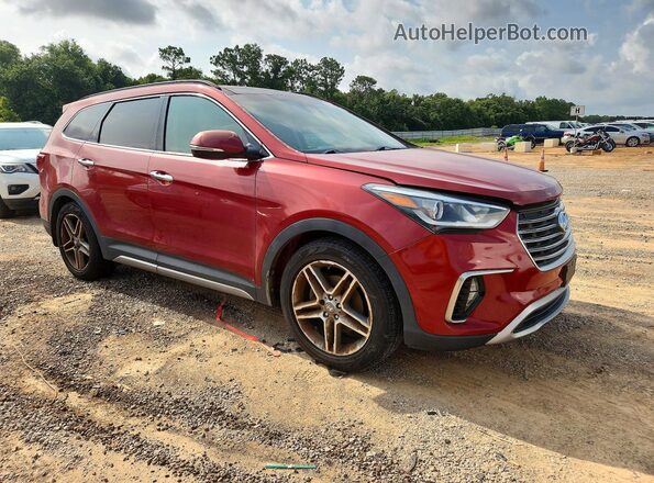 KM8SRDHFXHU220034 2017 HYUNDAI SANTA Red Vista frontal