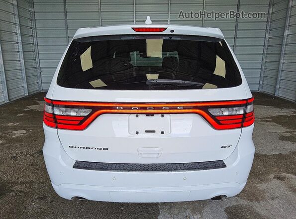 1C4RDHDG1KC559401 2019 DODGE DURANGO Белый Вид салона спереди