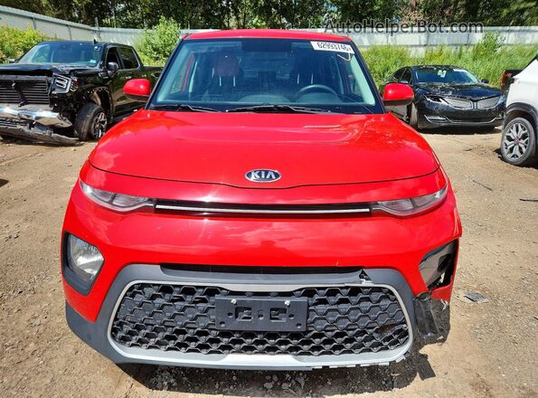 KNDJ23AU5L7093191 2020 KIA SOUL Red Հետևի տեսք
