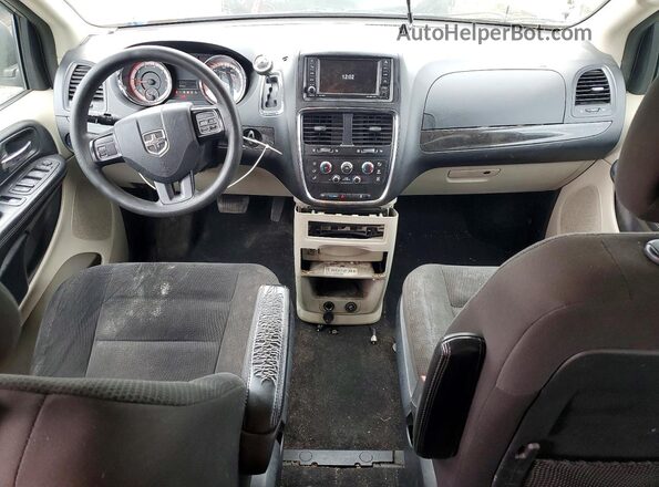2C4RDGBG8KR798674 2019 DODGE GRAND Silver Instrument cluster view