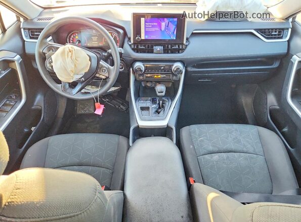 2T3W1RFV4RC268574 2024 TOYOTA RAV4 White Instrument cluster view
