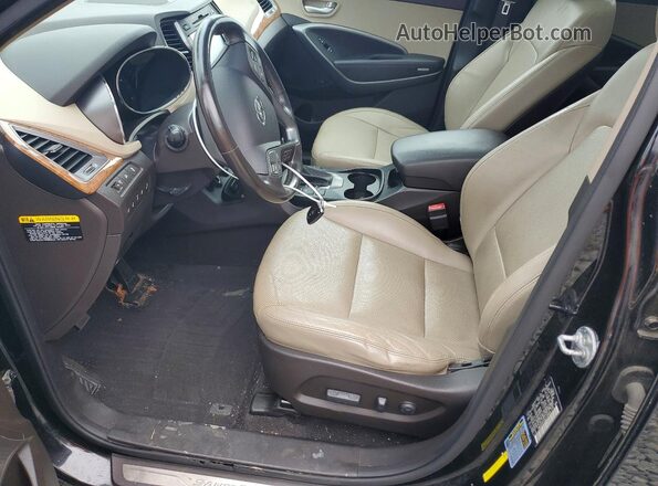 KM8SRDHF8GU138849 2016 HYUNDAI SANTA FE Черный Вид панели приборов