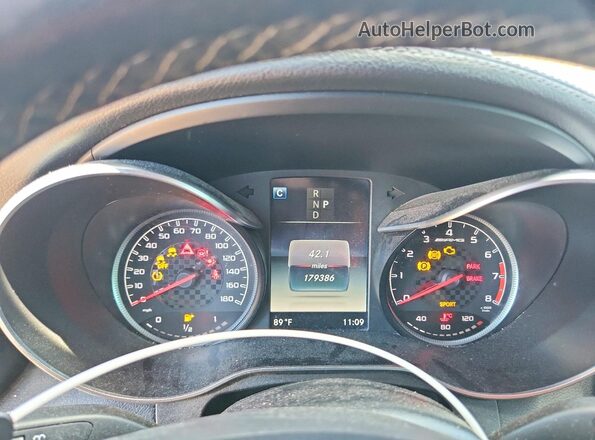 WDC0G6EB5HV011058 2017 MERCEDES-BENZ GLC-CLASS Burgundy Հետևի նստատեղերի տեսք