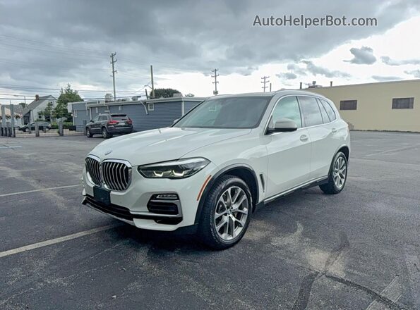 5UXCR6C55KLL61916 2019 BMW X5 White უკანა მარჯვენა
