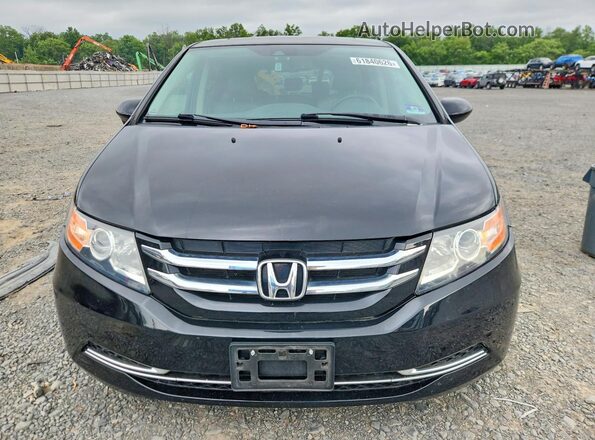 5FNRL5H63GB116714 2016 HONDA ODYSSEY Black Widok z tyłu