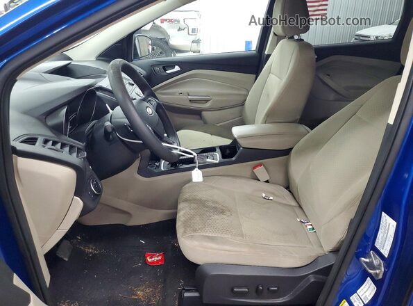 1FMCU0GD2HUD04201 2017 FORD ESCAPE Blue Առջևի վահանակի տեսք