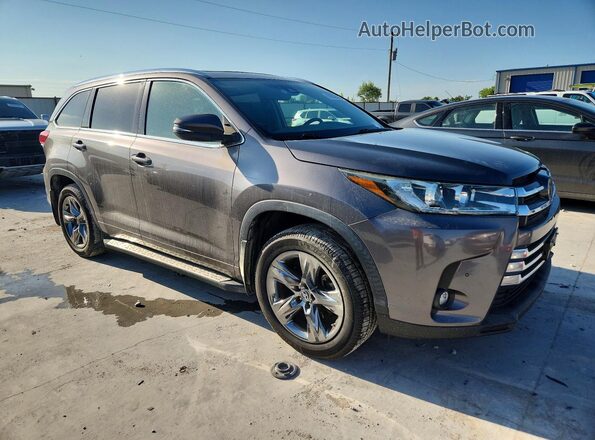 5TDYZRFH6KS325150 2019 TOYOTA HIGHLANDER Gray Vista frontal