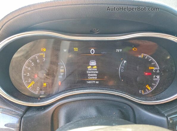1C4RJFCG8HC874915 2017 JEEP GRAND Black Սարքավորումների վահանակի տեսք