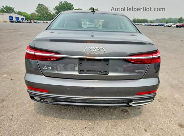 WAUL2AF29KN021955 2019 AUDI A6 Black წინა სალონის ხედი