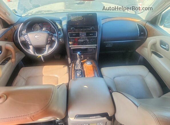 JN8AY2BA6M9372690 2021 NISSAN ARMADA Blue Vista del cuadro de instrumentos
