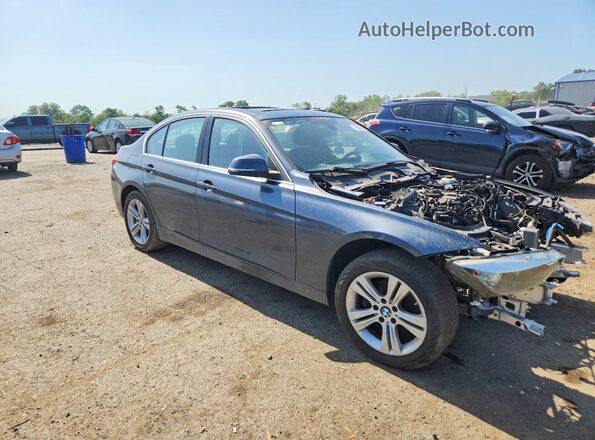 WBA8D9G58HNT90791 2017 BMW 3 SERIES Gray Vista frontal
