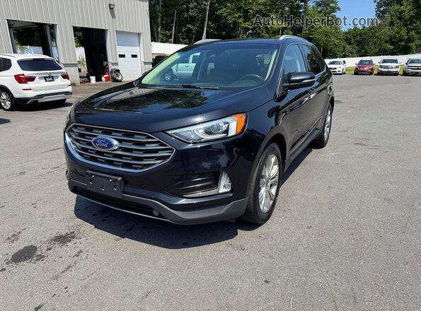2FMPK4K93LBA60784 2020 FORD EDGE Black Rear left