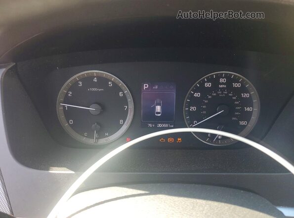 5NPE34AF4GH274712 2016 HYUNDAI SONATA White უკანა სავარძლების ხედი