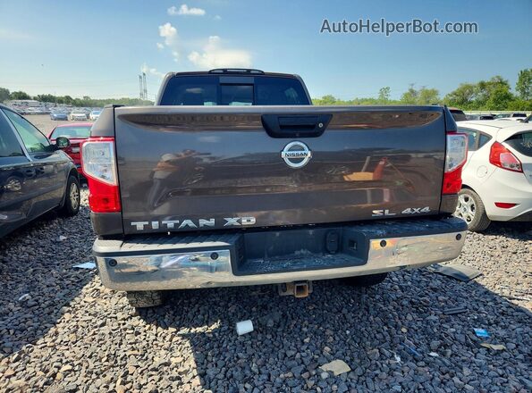 1N6BA1F48GN502769 2016 NISSAN TITAN Серый Вид салона спереди