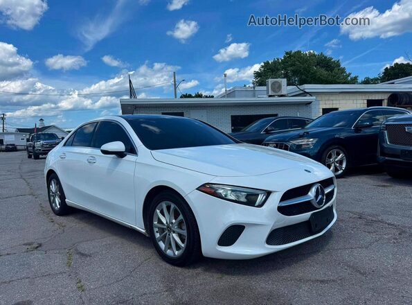 W1K3G4FB9MJ267992 2021 MERCEDES-BENZ A White Trasero izquierdo