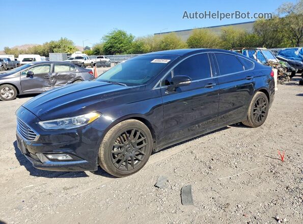 3FA6P0D95JR132063 2018 FORD FUSION Black Հետևի ձախ