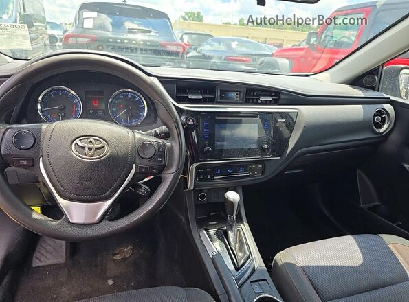 5YFBURHE6HP592037 2017 TOYOTA COROLLA Gray უკანა სავარძლების ხედი