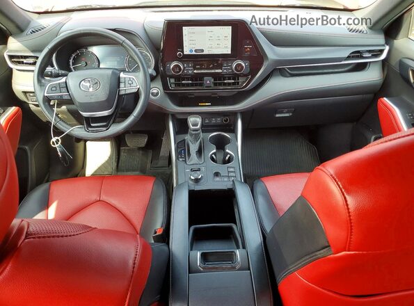 5TDKDRBH2RS533806 2024 TOYOTA HIGHLANDER Красный Вид щитка приборов