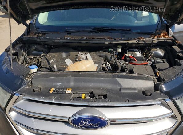 2FMPK3J94JBB64127 2018 FORD EDGE Gray Widok naklejki z numerem VIN