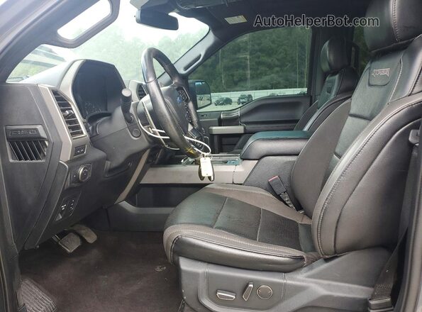 1FTFW1RG1LFA15266 2020 FORD F150 Gray Вид панелі приладів