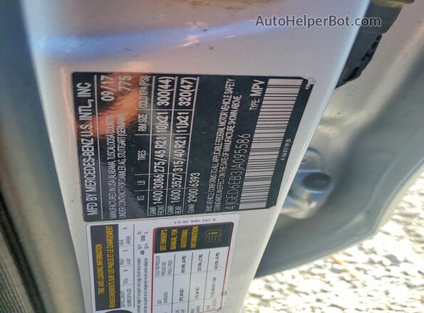 4JGED6EB3JA095586 2018 MERCEDES-BENZ GLE Silver Vista interior de 360 grados