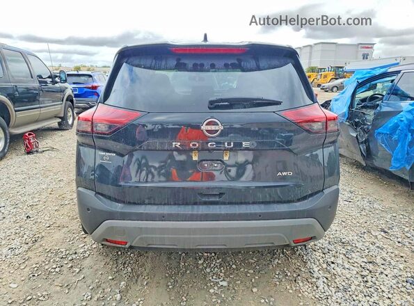 5N1BT3AB9PC944174 2023 NISSAN ROGUE Black Front interior view