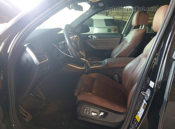 5UXJU4C05L9B94196 2020 BMW X5 Black Dashboard view