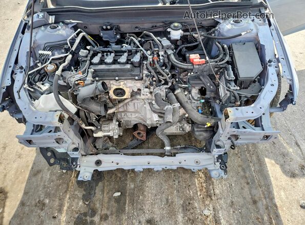 1HGCV1F34NA034564 2022 HONDA ACCORD Gray ძრავის განყოფილების ხედი