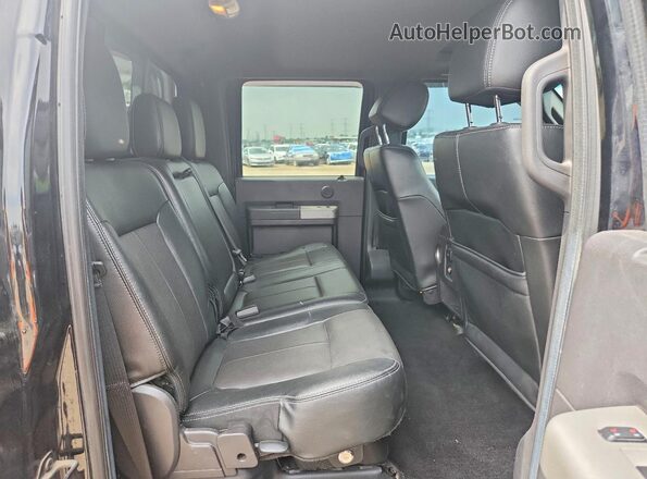 1FT7W2BT0GEB49196 2016 FORD F250 Black უკანა სალონის ხედი