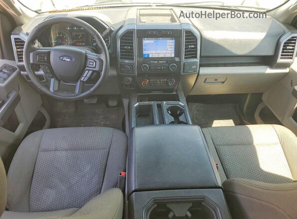 1FTEW1E44KKE78600 2019 FORD F150 Silver ხელსაწყოთა პანელის ხედი