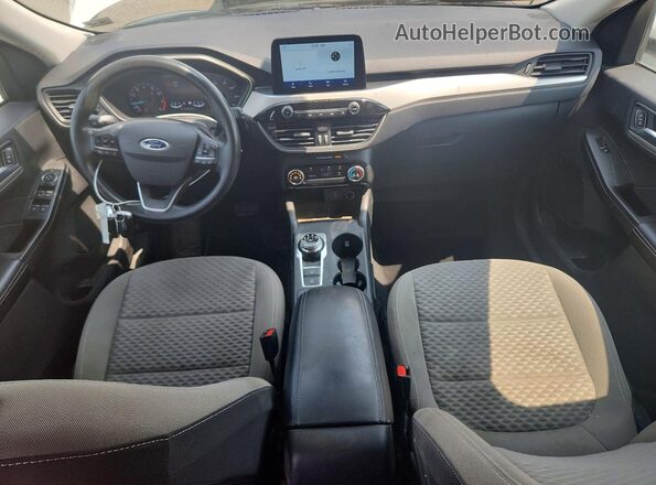 1FMCU9G65MUB20290 2021 FORD ESCAPE White ხელსაწყოთა პანელის ხედი