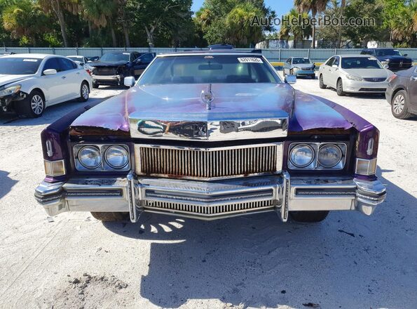 6L47S3Q426567 1973 CADILLAC ELDORADO Фиолетовый Вид сзади