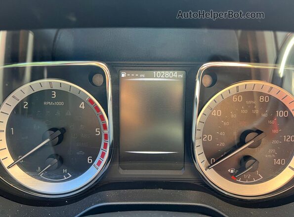 1N6BA1F46GN514337 2016 NISSAN TITAN Black ხელსაწყოთა პანელის ხედი