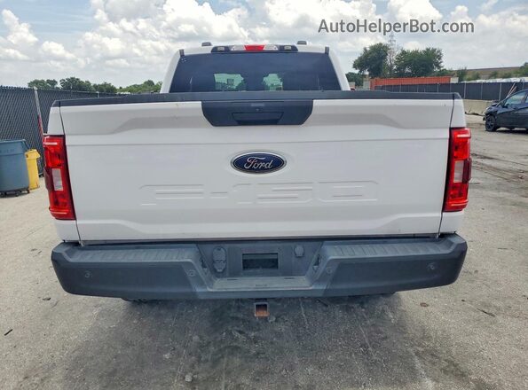 1FTFX1E57MKD08647 2021 FORD F150 Белый Вид салона спереди