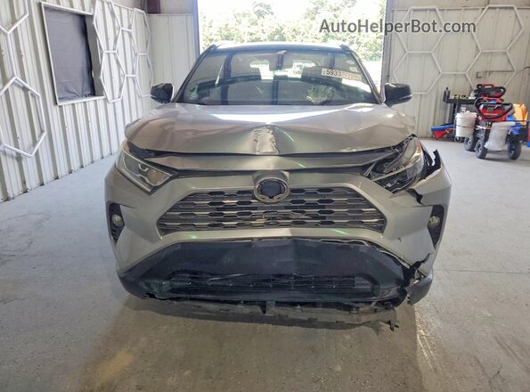 2T3EWRFV5KW015264 2019 TOYOTA RAV4 Silver უკანა ხედი