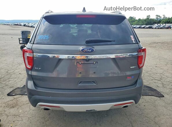 1FM5K8DH5HGD46963 2017 FORD EXPLORER Gray Front interior view